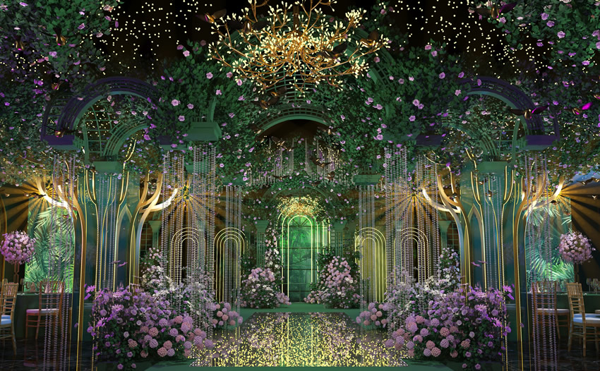 蓟州奇妙森林婚礼堂效果展示